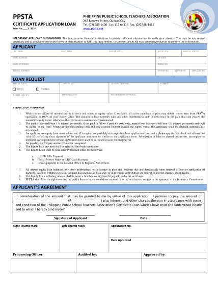ppsta online loan application|PPSTA.